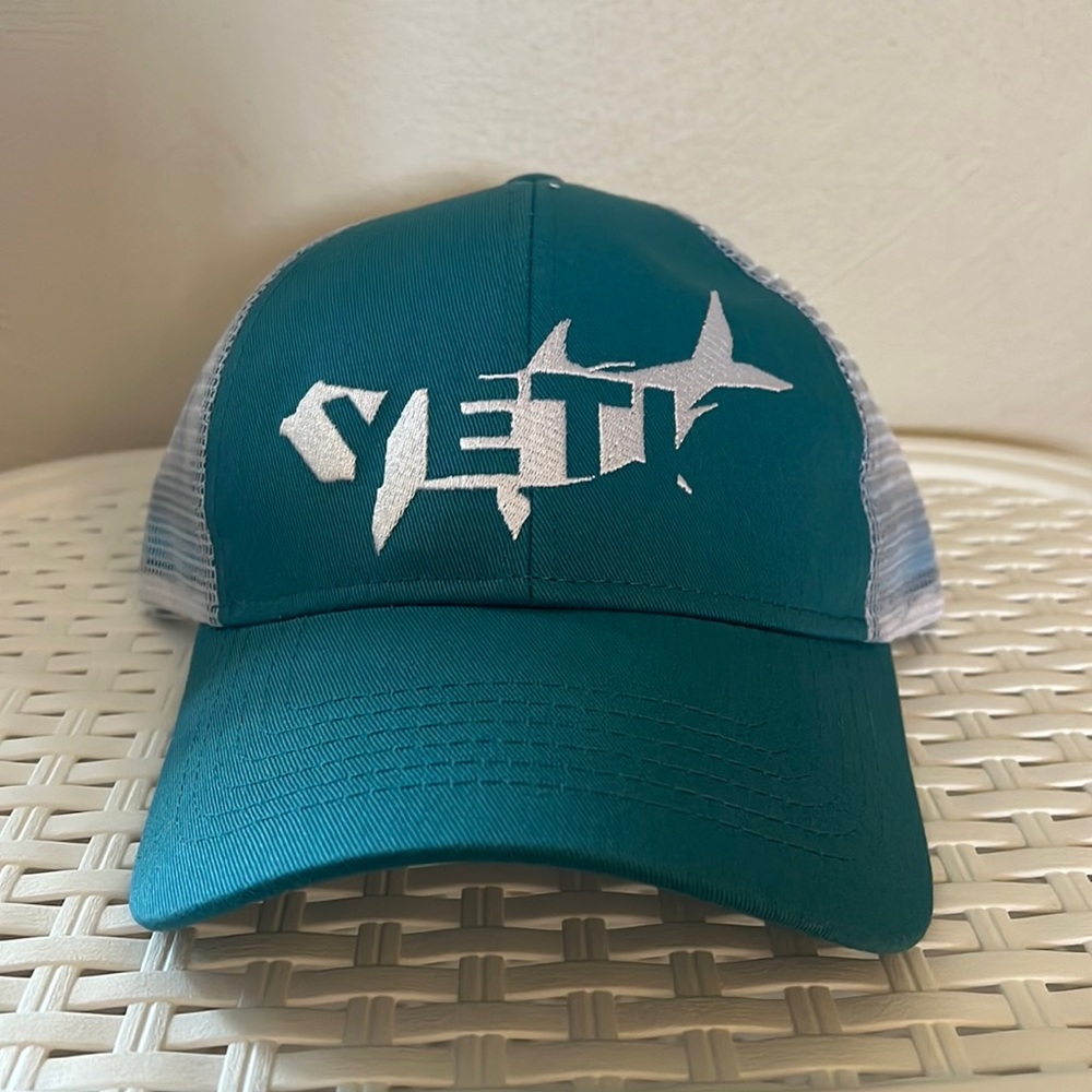 YETI Tarpon Trucker Hat in Teal